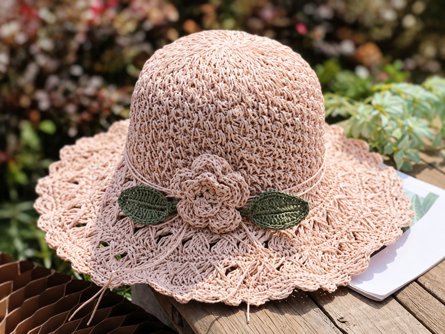 Heya Crocheted Straw Hat