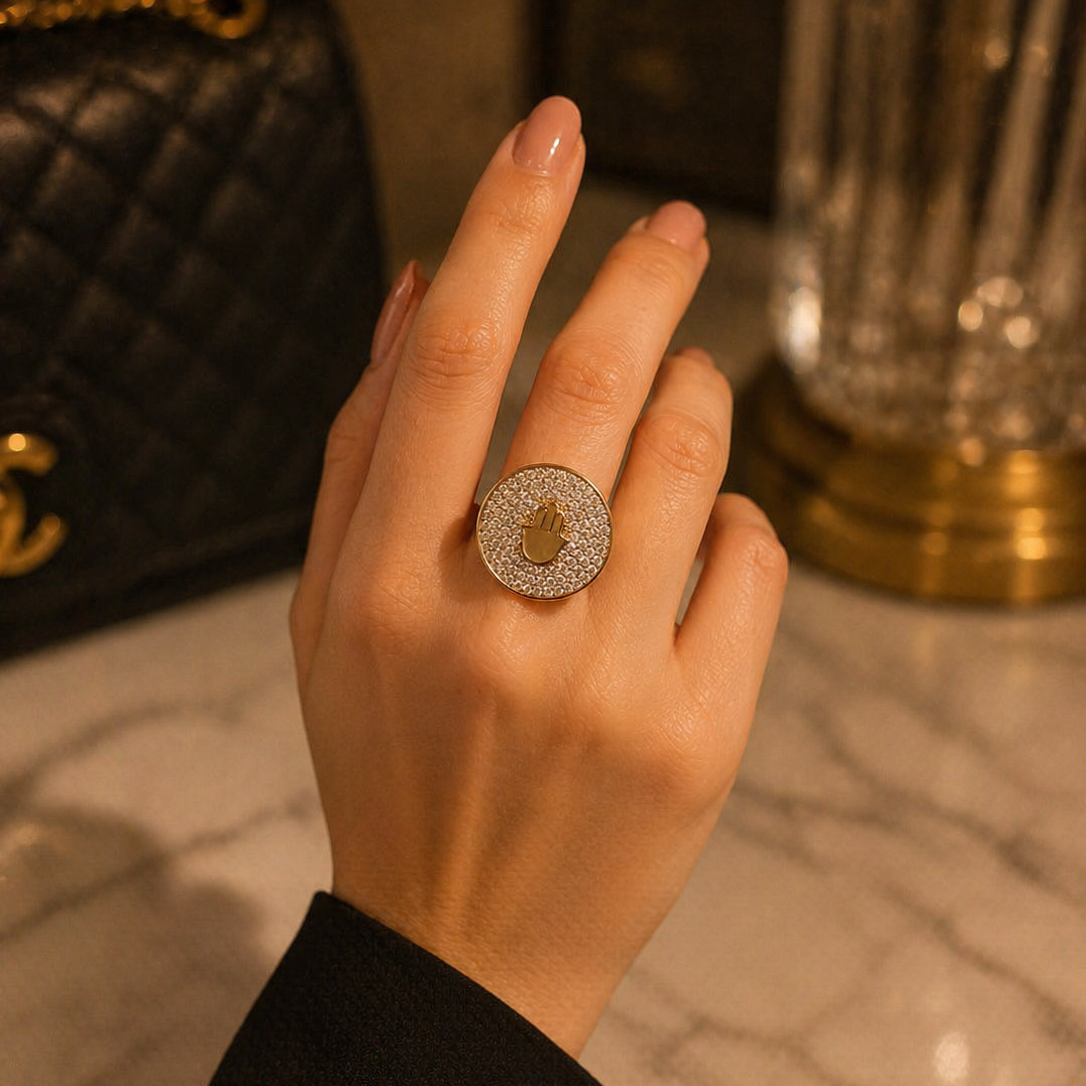 Heya Hamsa Radiance Ring