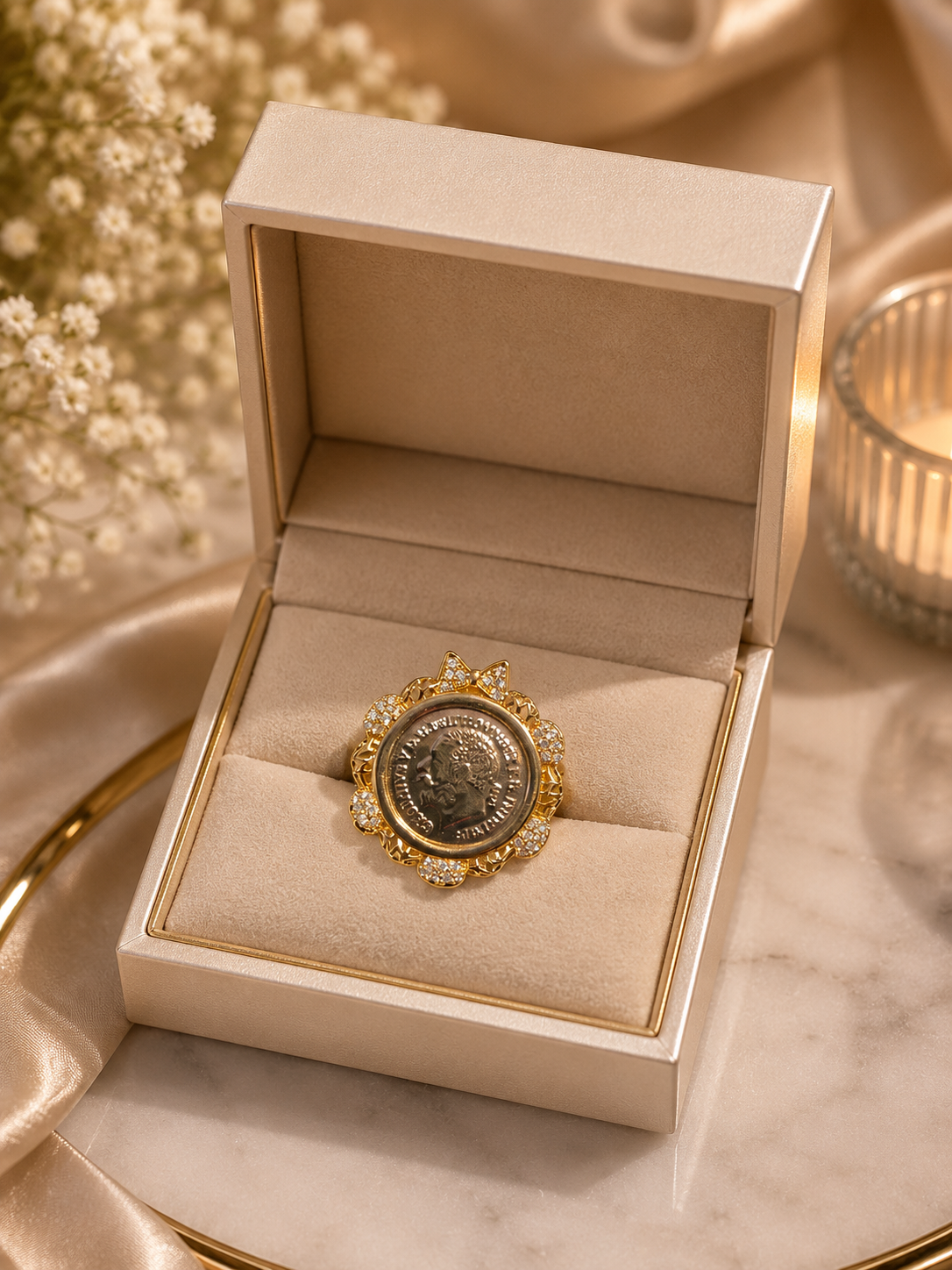 Heya Imperial Coin Bloom Ring
