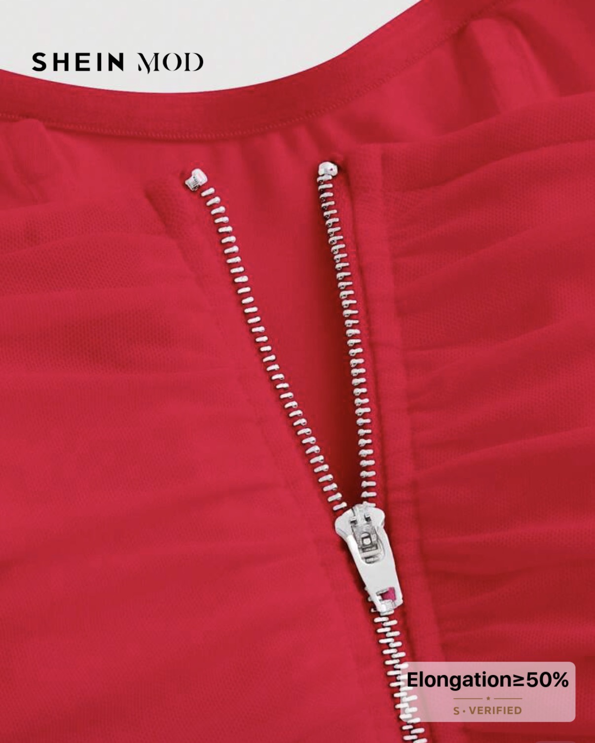 SHEIN MOD Scarlet Corset Top