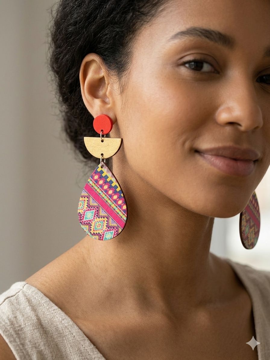 Heya Sunset Mosaic Earrings