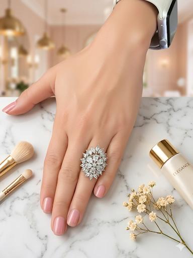 Heya Crystal Bloom Ring
