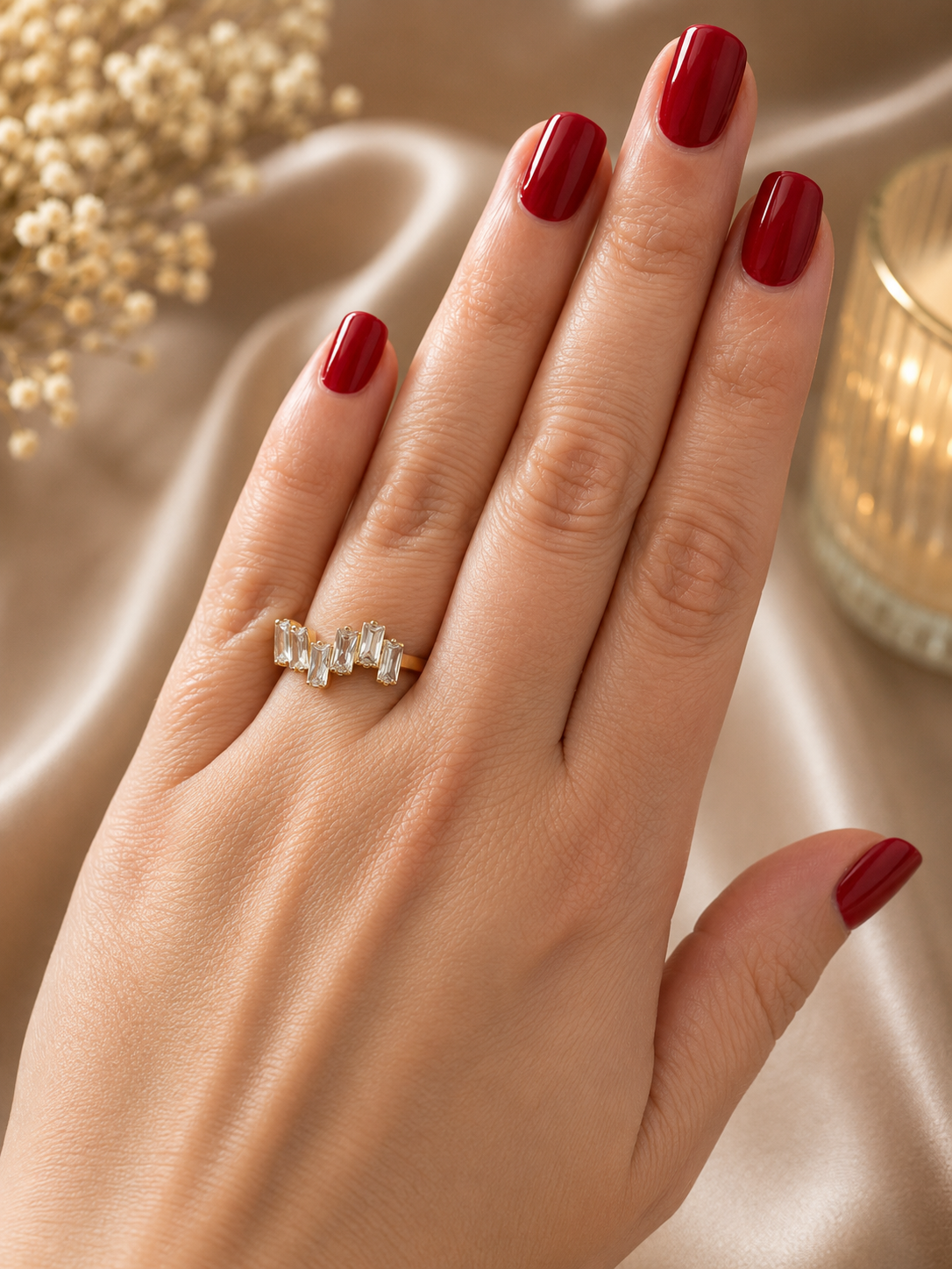 Heya Radiant Baguette Ring
