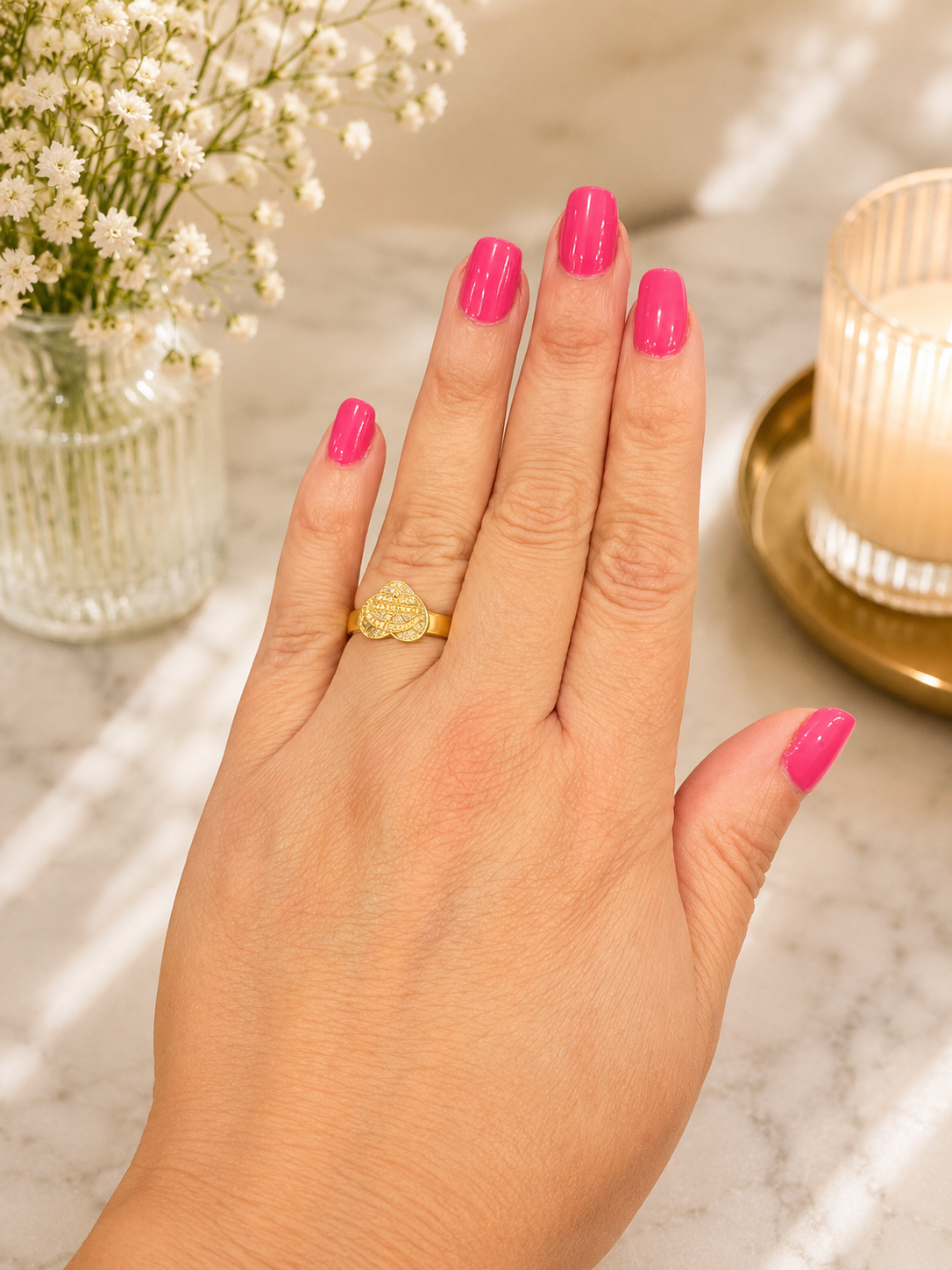Heya Golden Love Spark Ring