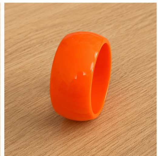 Heya Orange Gloss Bangle