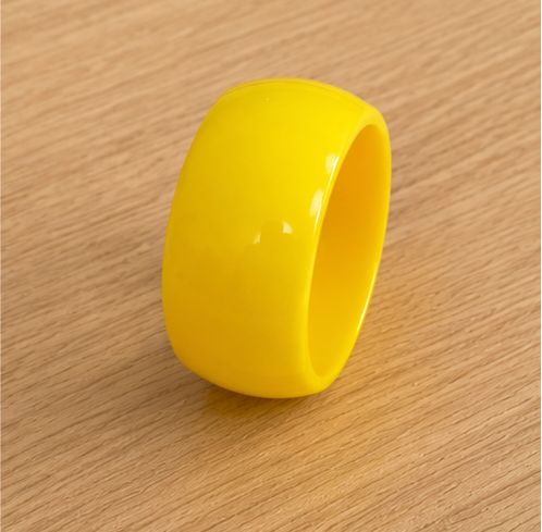 Heya Yellow Gloss Bangle