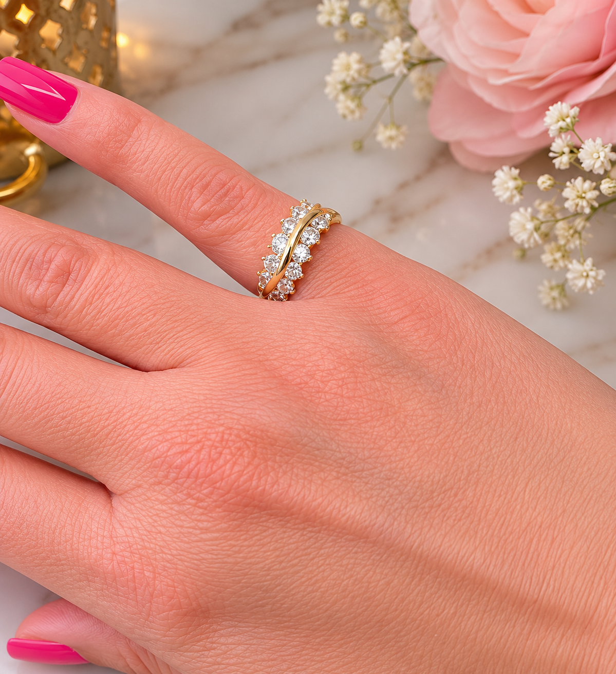 Heya Twisted Radiance Ring
