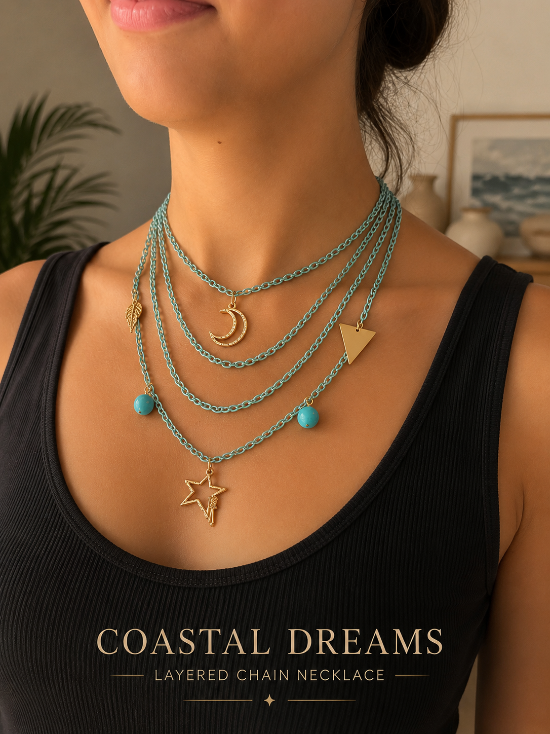 Heya Turquoise Coastal Dreams