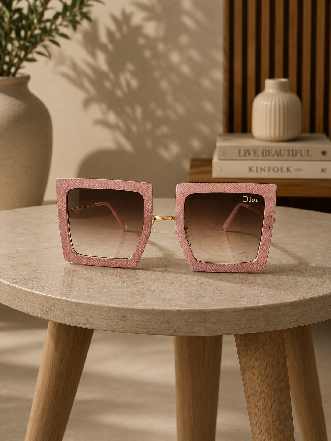 Heya Rosé Frame Sunglasses