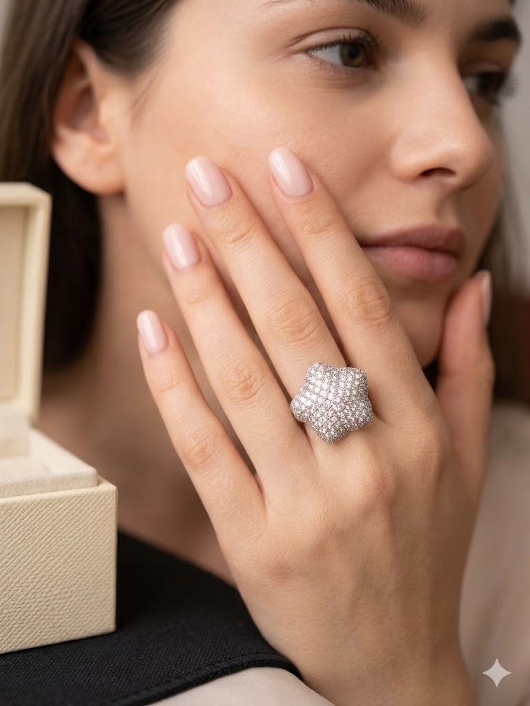 Heya Starlight Cushion Ring