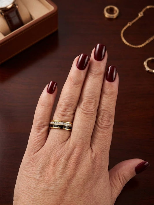 Heya Bulgari Inspired Pave Ring