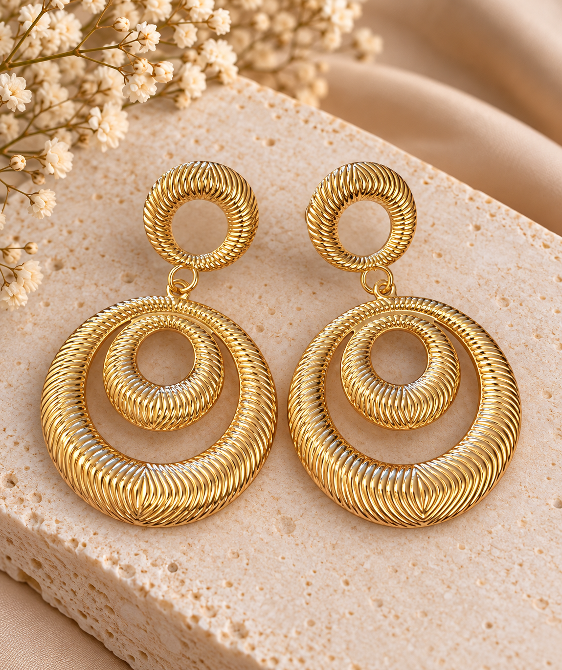 Golden Orbit Earrings