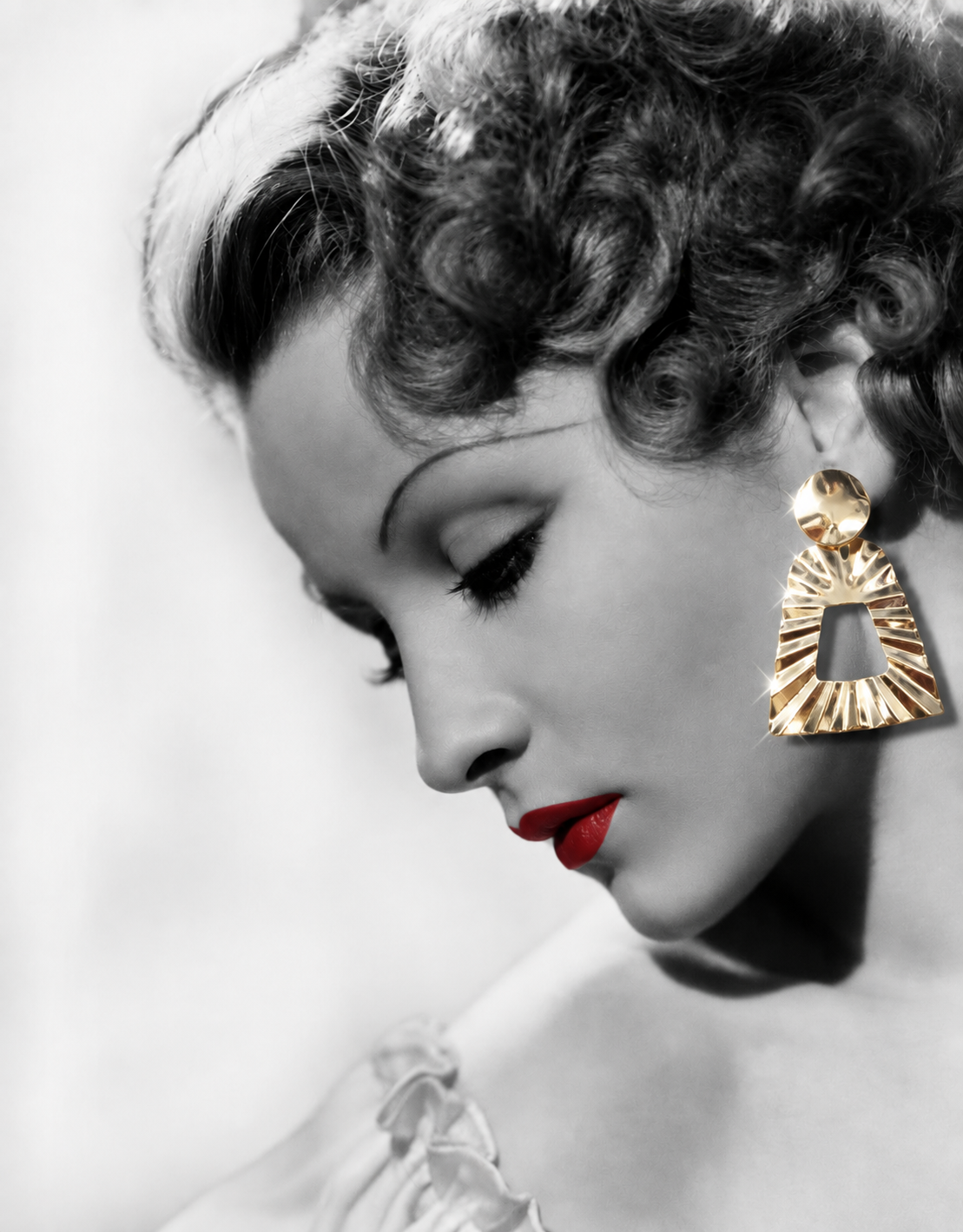 Golden Geometry Earrings