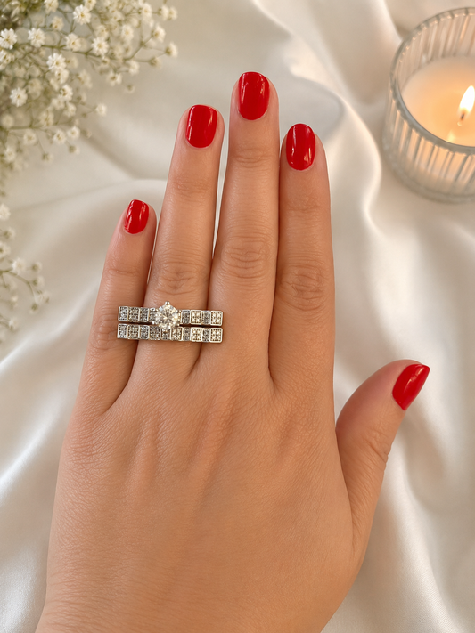 Heya Radiant Twins Ring