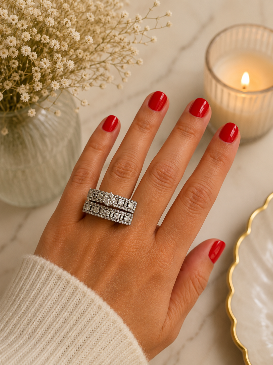 Heya Eternal Spark Twin Ring
