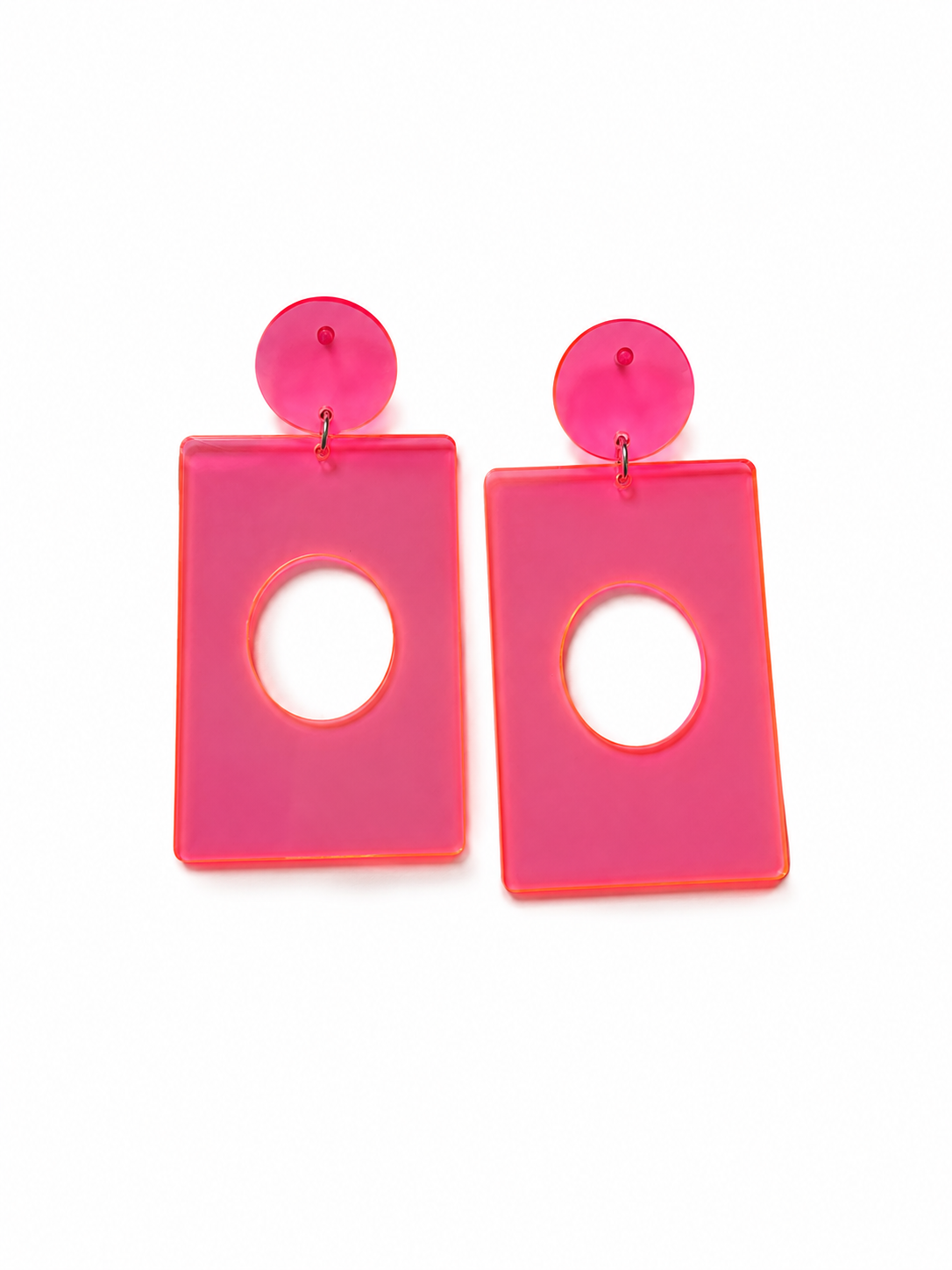 Heya Neon Pink Mirage Earrings