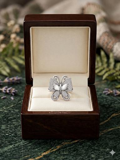Heya Elegance Butterfly Ring