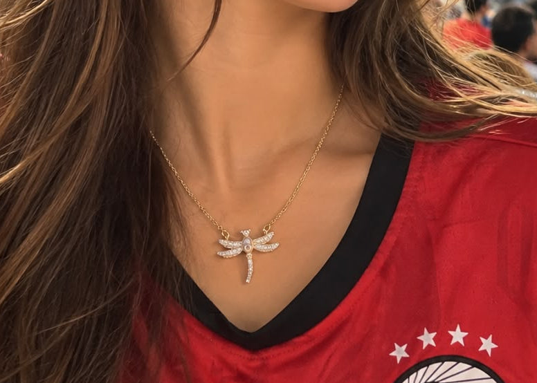 Celestial Dragonfly Necklace