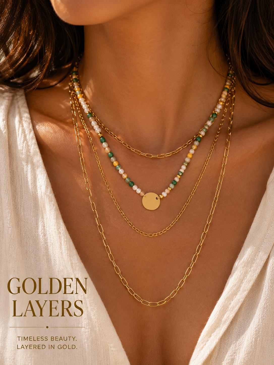 Heya Golden Layers Necklace