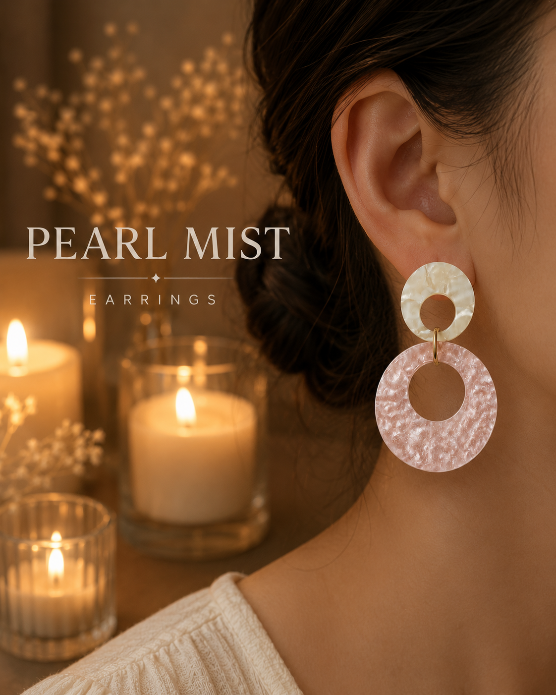 Heya Pearl Mist Earrings