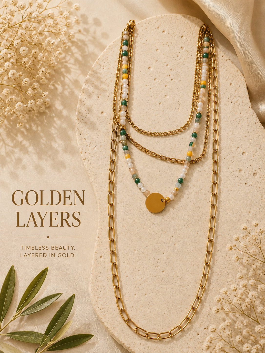 Heya Golden Layers Necklace