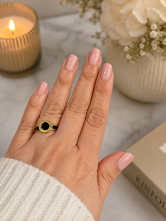 Heya Bulgari Noir Elegance Ring