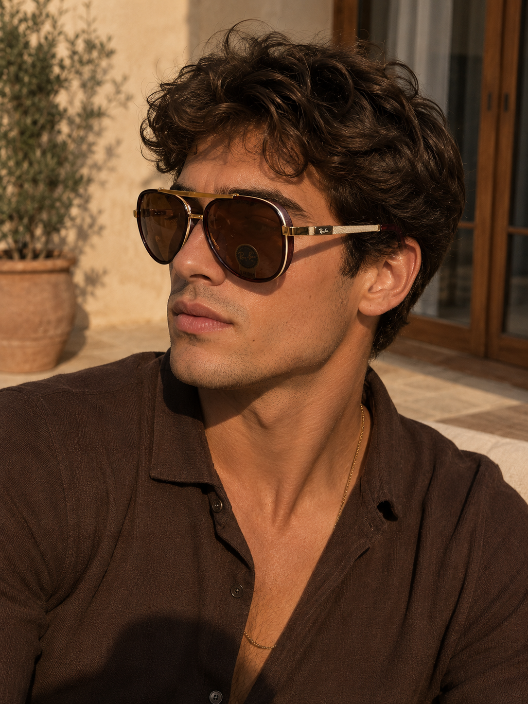 Cocoa Aviator Sunglasses