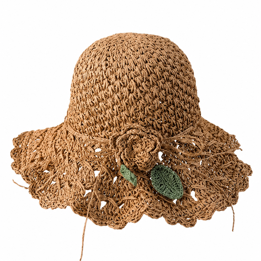 Heya Crocheted Straw Hat